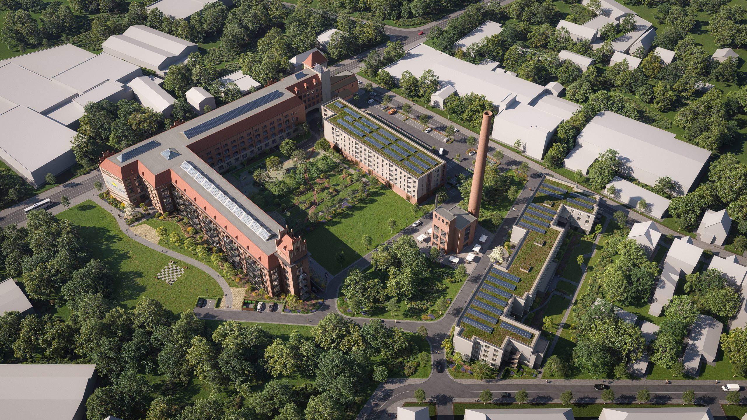 Lageplan Wohncarrée Industriedenkmal Salzmann in Kassel, Hessen, ein Projekt der Cureus

Urheber: Pecuria GmbH