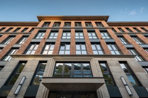 Ansicht des Neubauprojekts Bogen Babelsberg, Marlene-Dietrich-Allee 18-18a in Potsdam