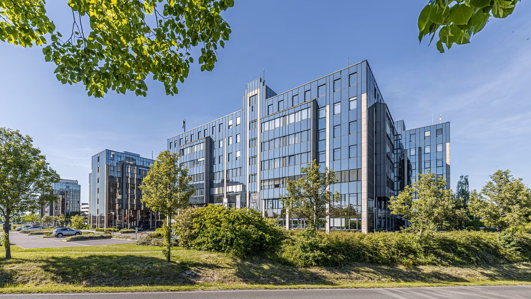 Das Büroensemble Office Cubes im Norden von Leipzig; Bildrechte: Aroundtown