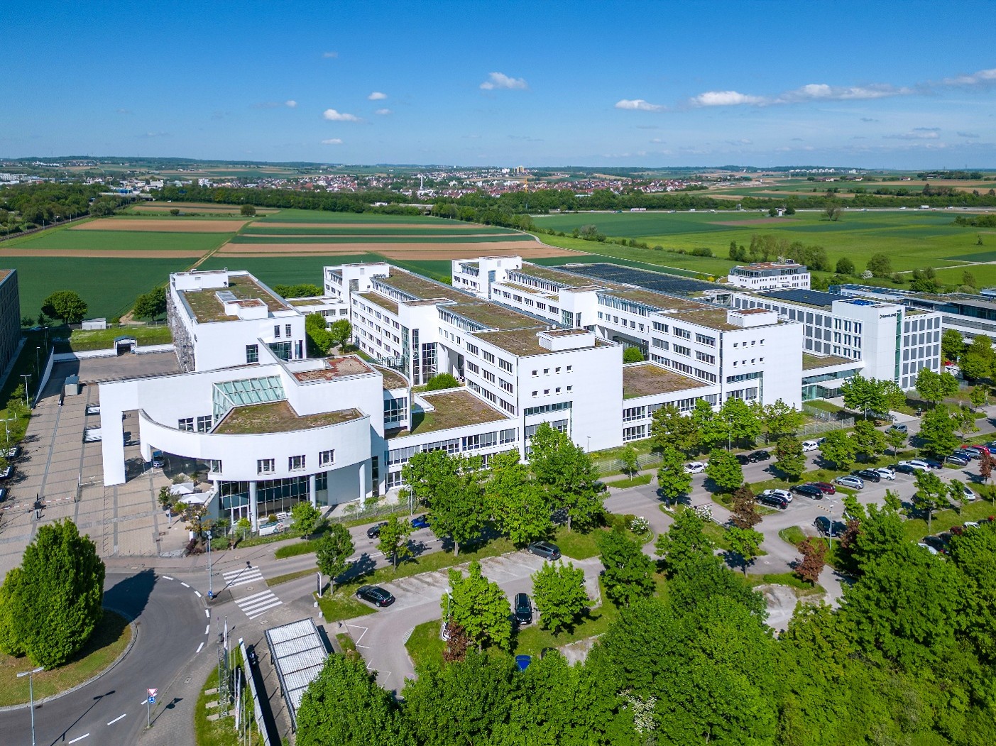 Luftbild des W11 am Wissenscampus
(Quelle: WÖHR + BAUER)