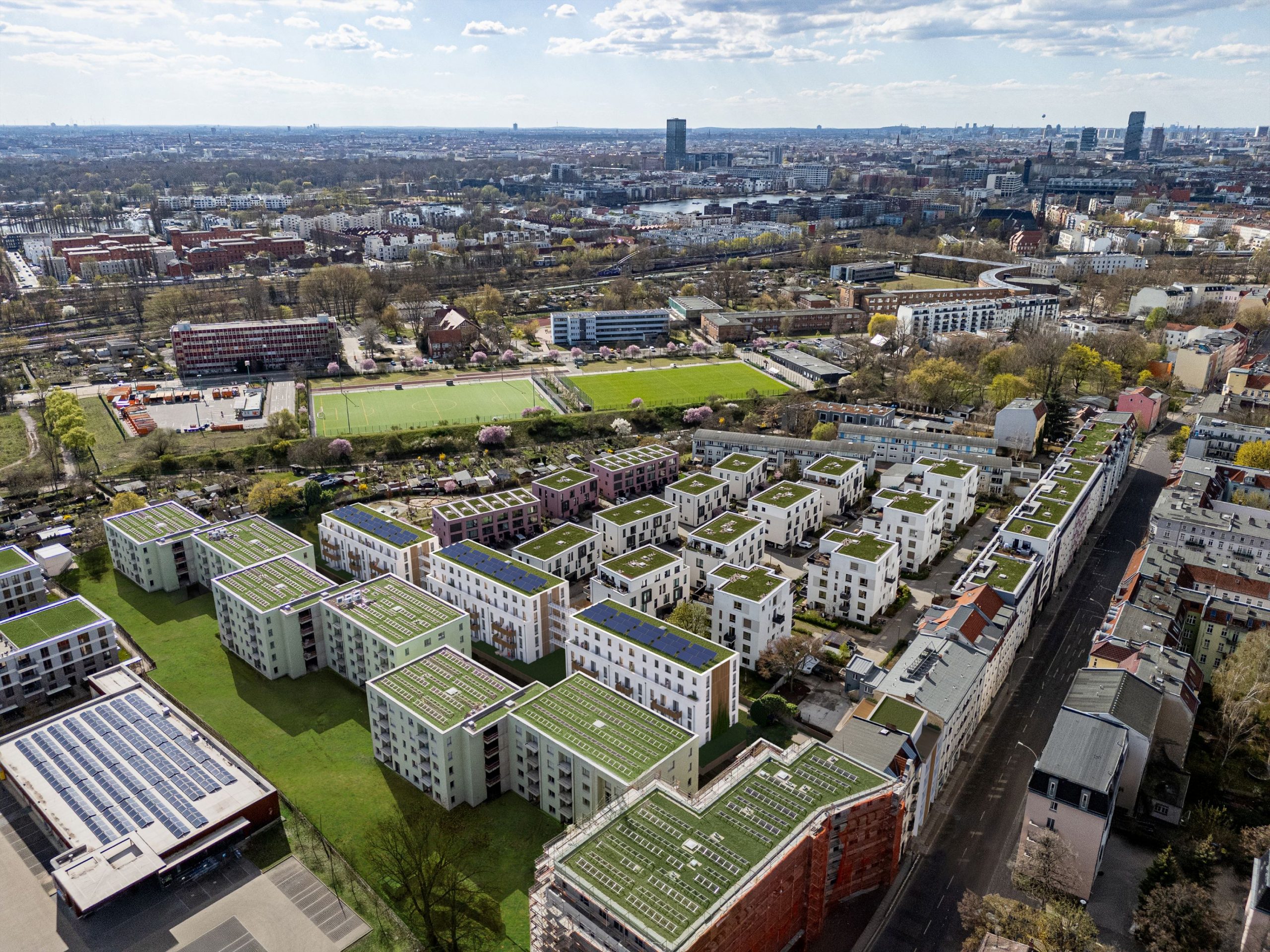 Das Grundstück im Berliner Ortsteil Rummelsburg im Bezirk Lichtenberg © Livory Group/ renderstudios 