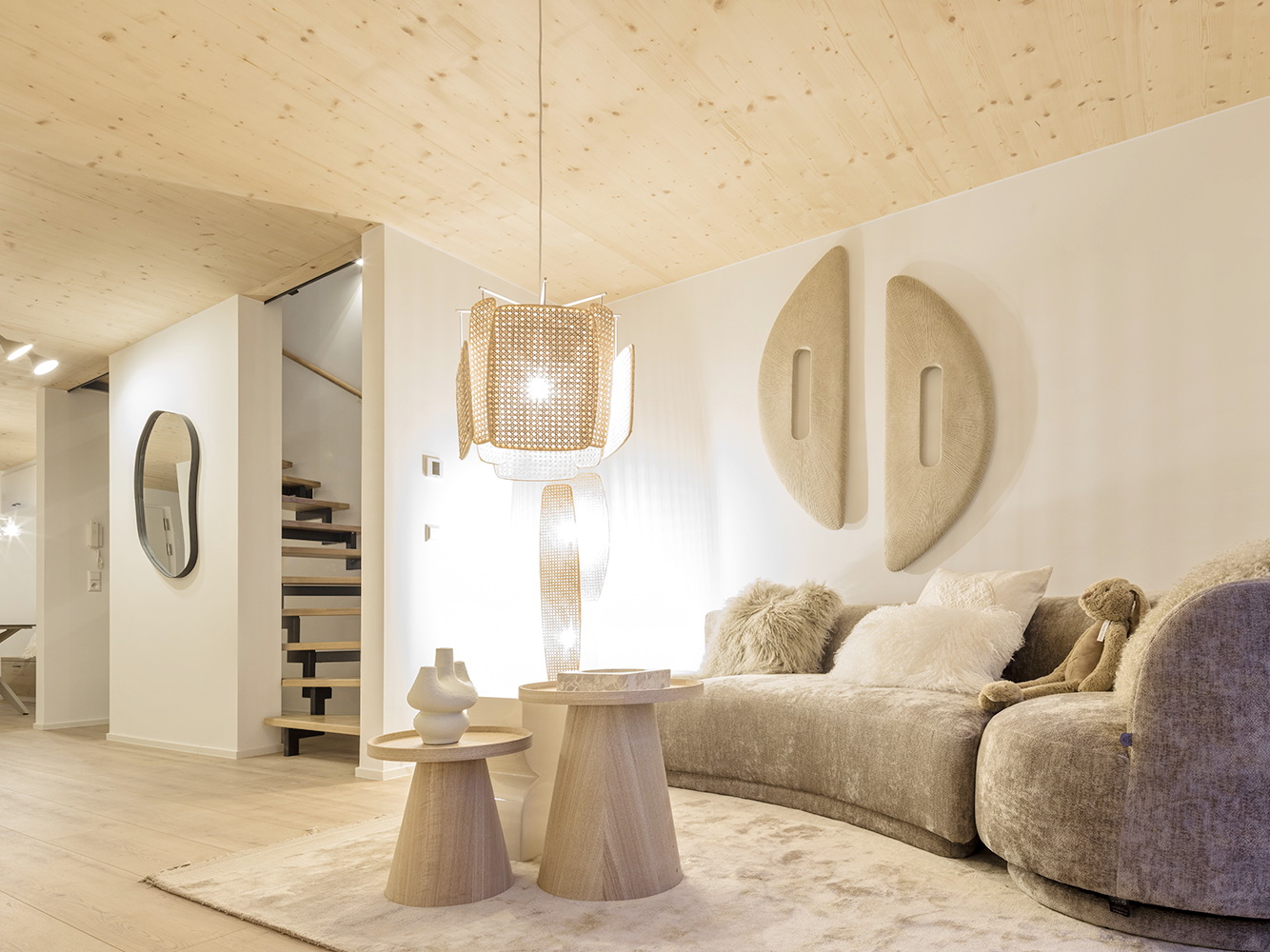 Visualisierung Wohnbereich Musterhaus