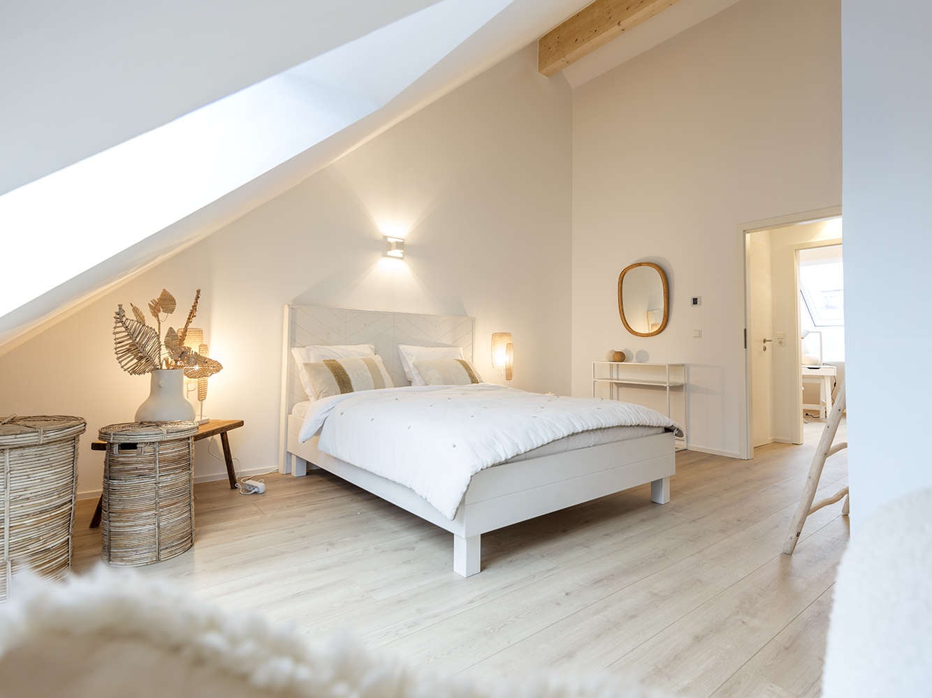 Visualisierung Schlafbereich Musterhaus