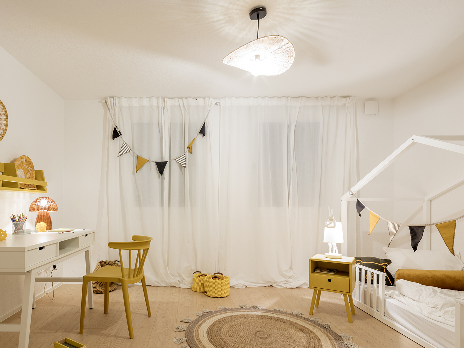 Visualisierung Kinderzimmer Musterhaus (Quelle: Pankower Hofgarten 2)