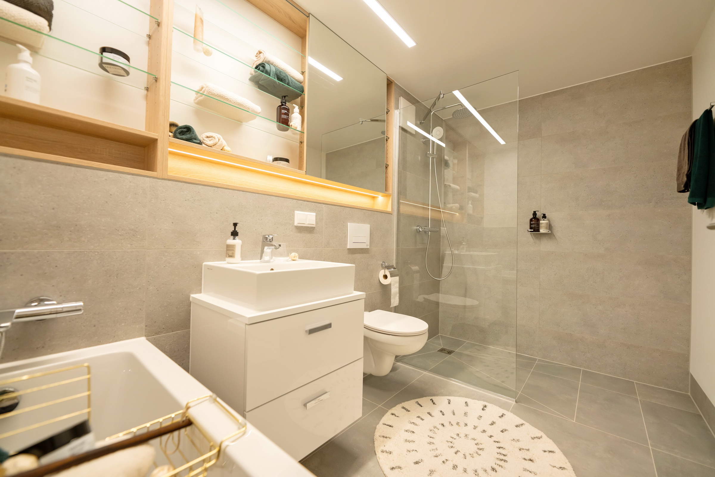 Visualisierung Badezimmer Musterhaus