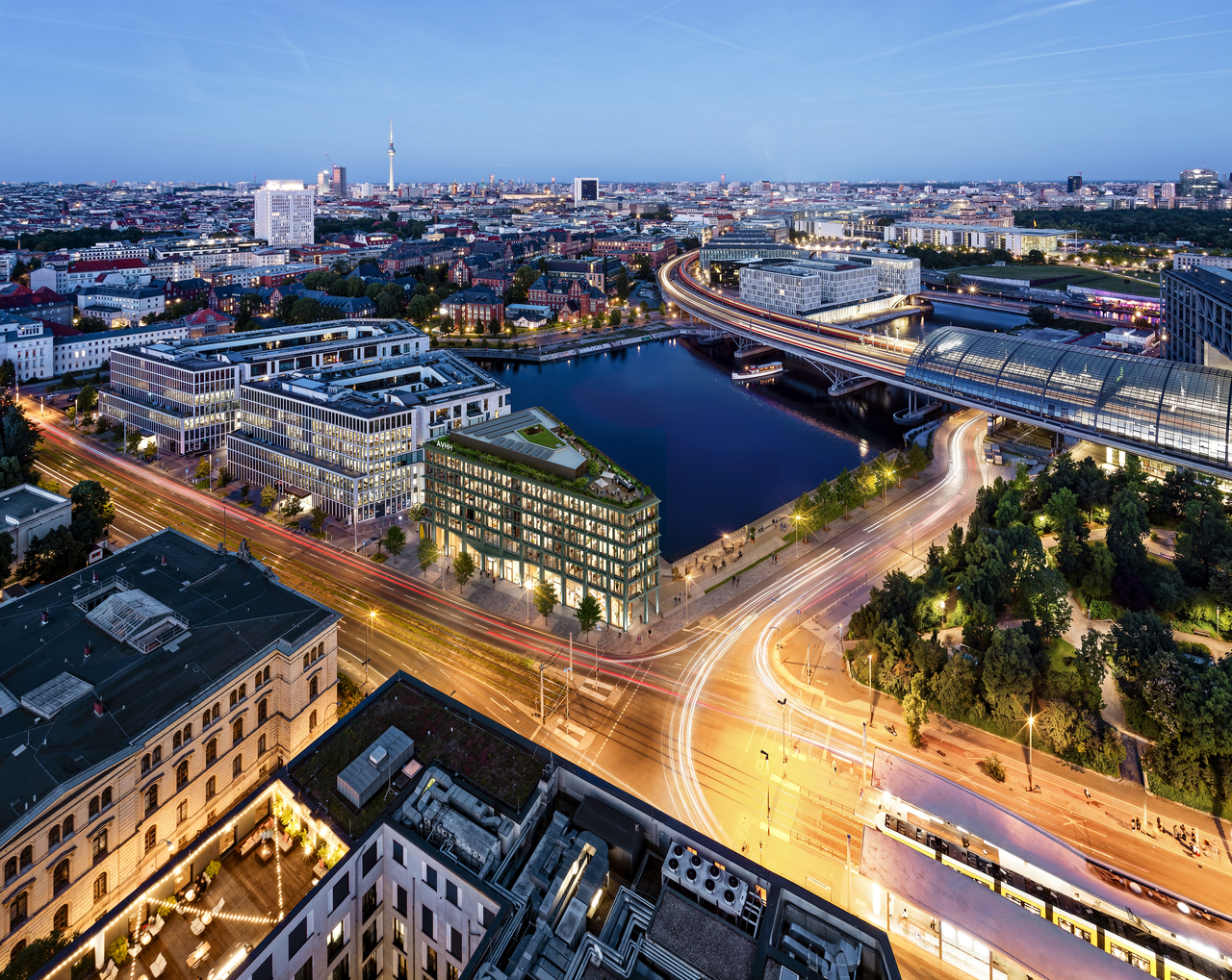 Aerial Alexander-von-Humboldt-Haus, Berlin Copyright: CAImmo