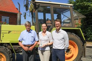 V.l.n.r.: Dr. Karl-Heinrich Niehoff, Ines Jesse, Robert Vogt © Christian Hinrichs/ENERTRAG