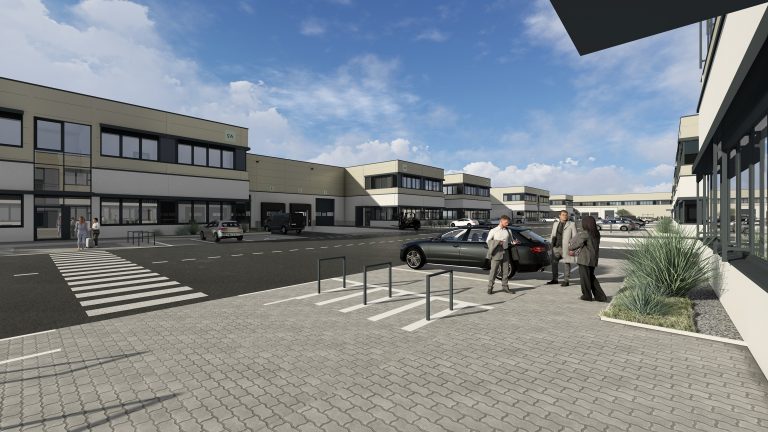 Visualisierung CTPark Hanau (Quelle: CTP Deutschland)