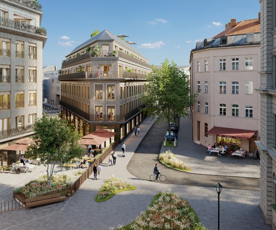 Das im Herzen der Münchner Altstadt entstehende FALCKENBERG ENSEMBLE. Bildquelle: WÖHR + BAUER