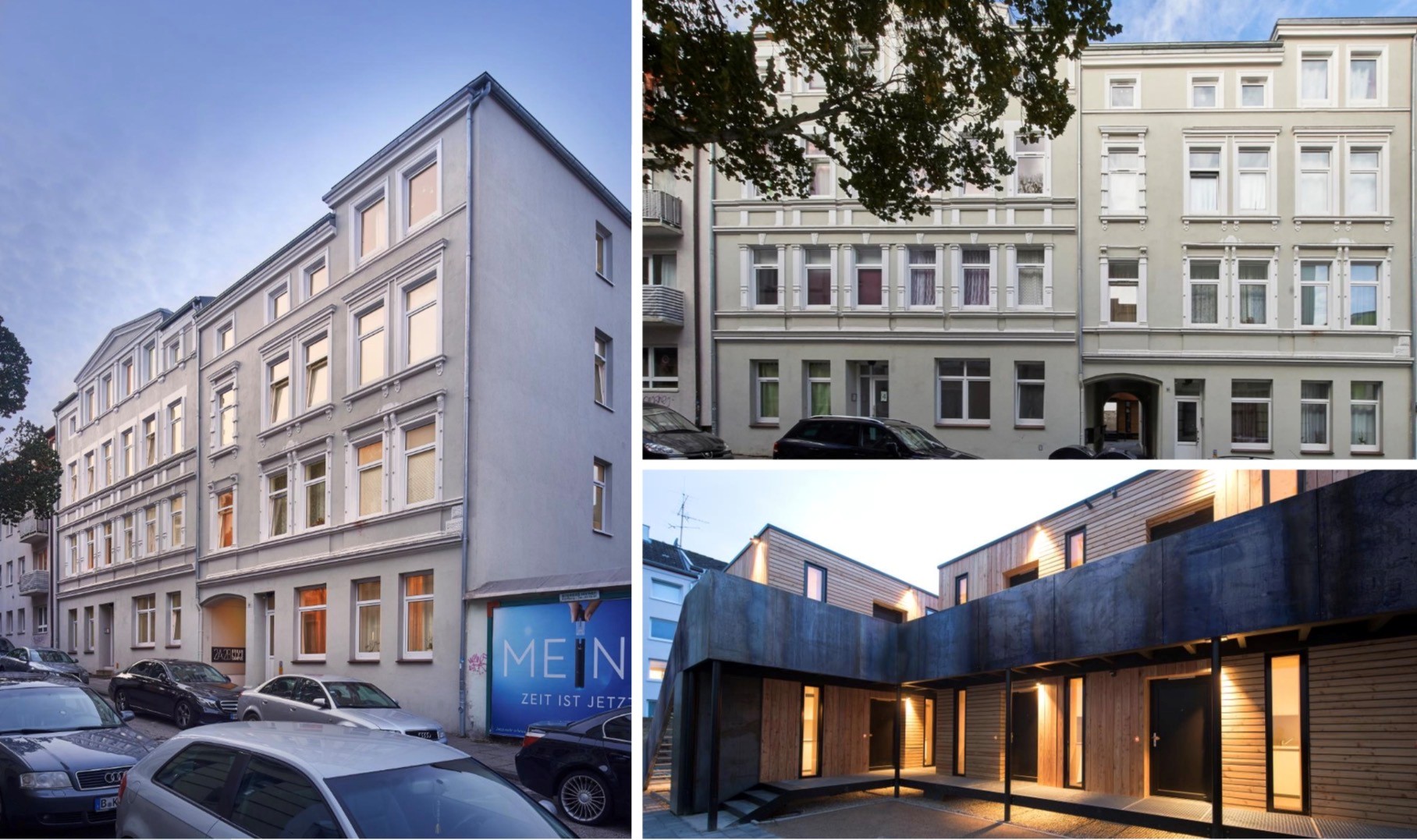 Die Robert C. Spies Unternehmensgruppe hat den Verkauf eines voll vermieteten Zinshaus-Ensembles mit insgesamt 14 mietpreisgebundenen Wohnungen und 12 Studentenappartements in der Reinholdstraße 2-4 in Hamburg-Harburg erfolgreich vermittelt.
(Bildquelle: Robert C. Spies)