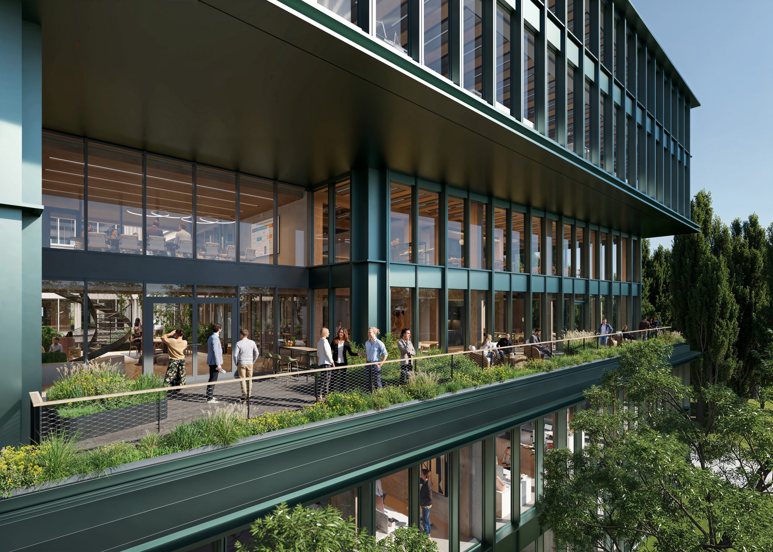 Skygreen, Berlin
Terrasse (Quelle: CA Immo)
