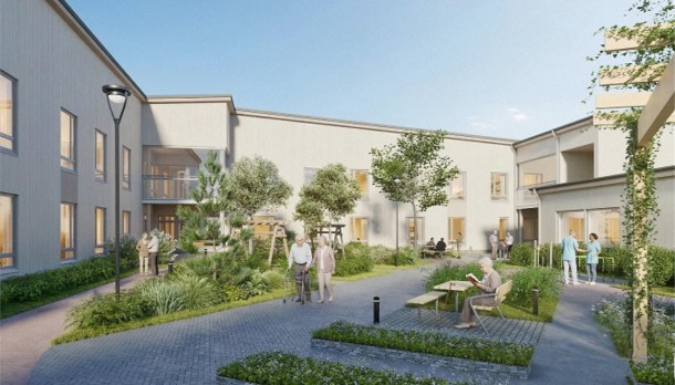 Care home to be constructed in Oulu (impression) Source: Aedifica
