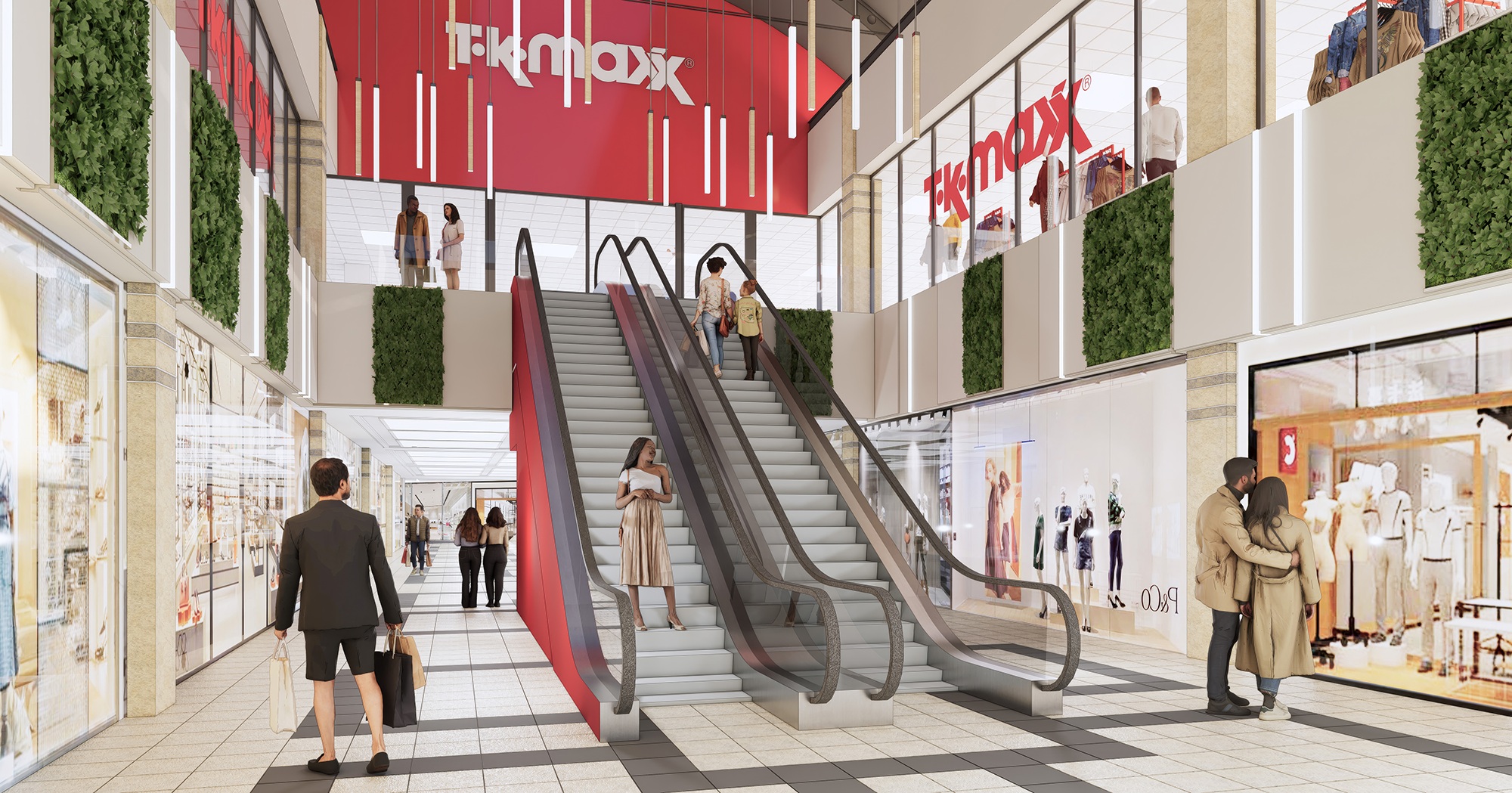 Mit der Ansiedlung von TK Maxx erreicht die Weiterentwicklung des Isenburg-Zentrums in Neu-Isenburg einen wichtigen Meilenstein.