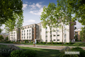Visualisierung Römerquartier (Copyright: Bonava Deutschland GmbH)
