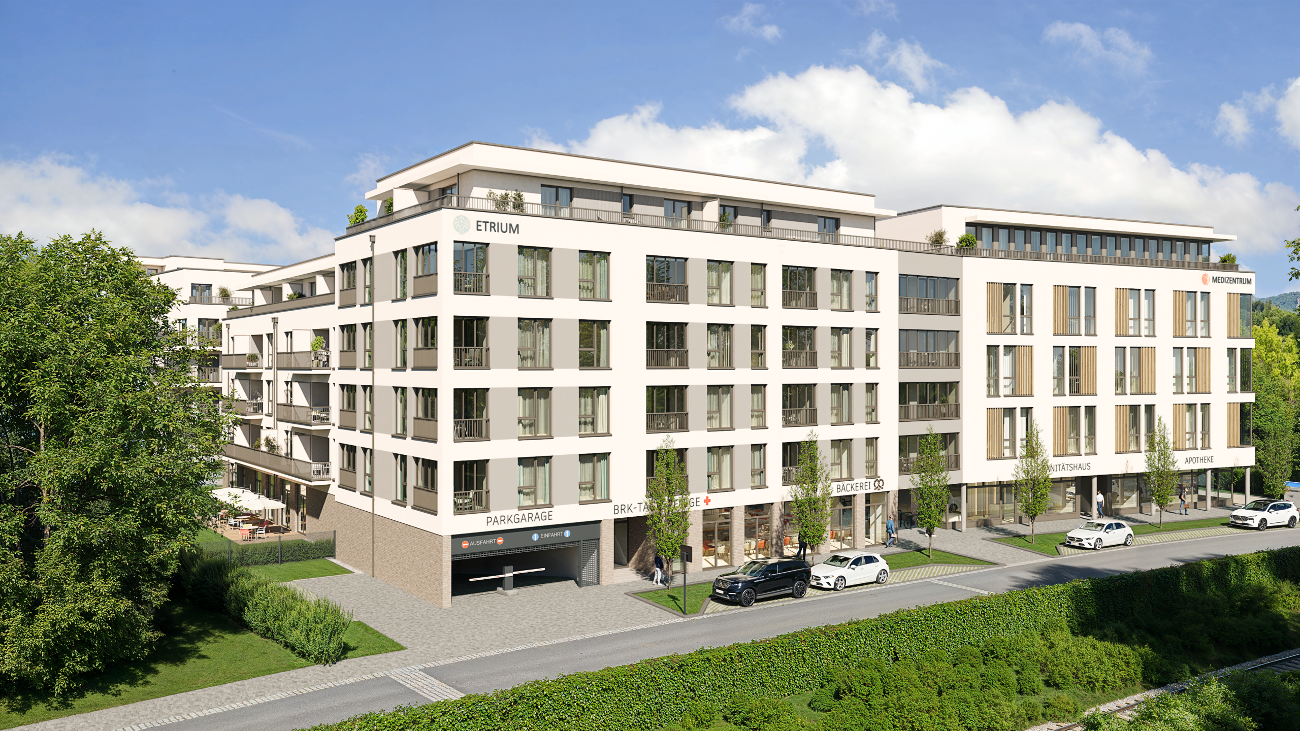 Visualisierung Etrium, Ebersberg_©Eurytos Unternehmensgruppe