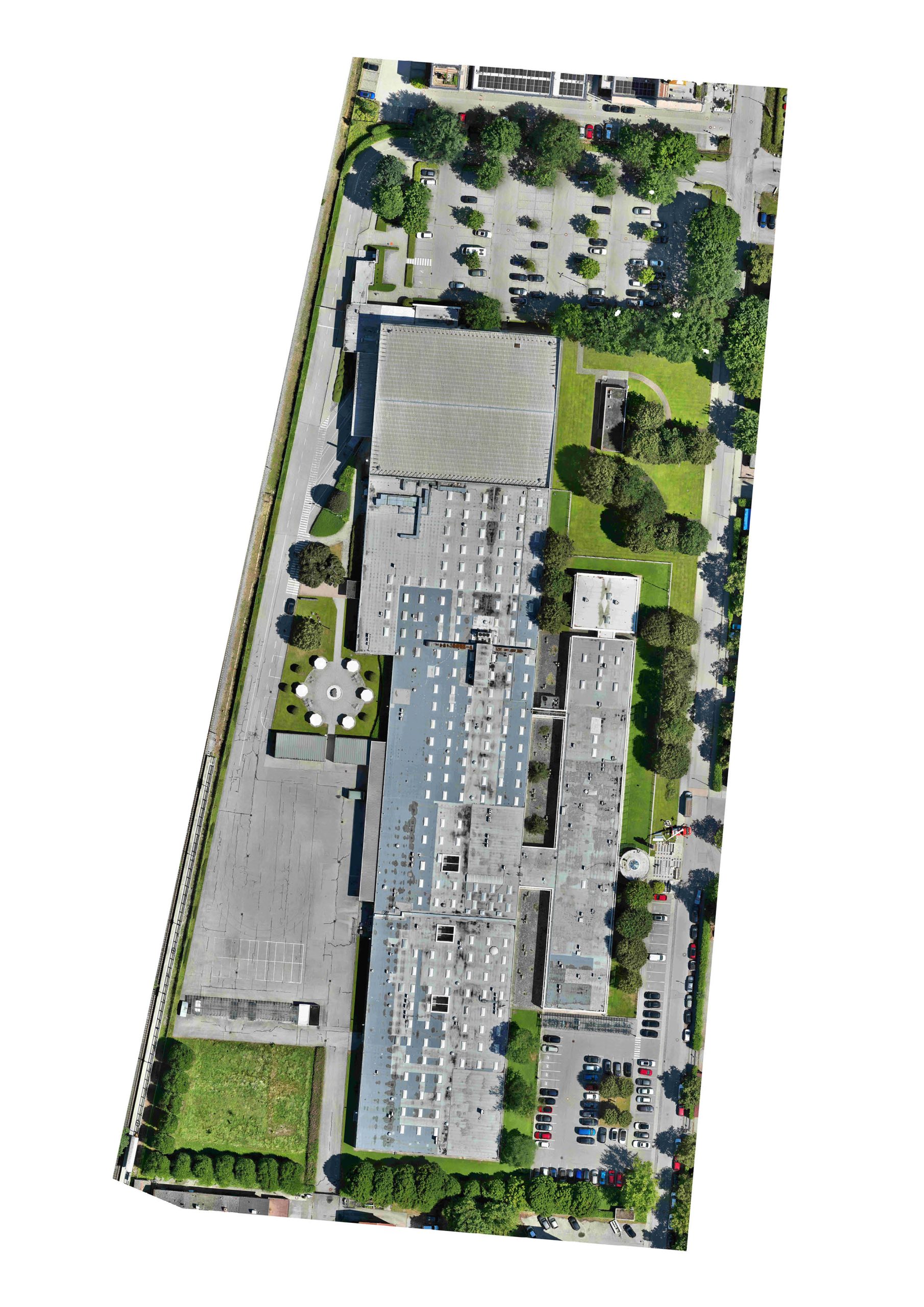 Visualisierung des Gabor Areals in Rosenheim, zukünftiges gemischt genutztes Quartier.